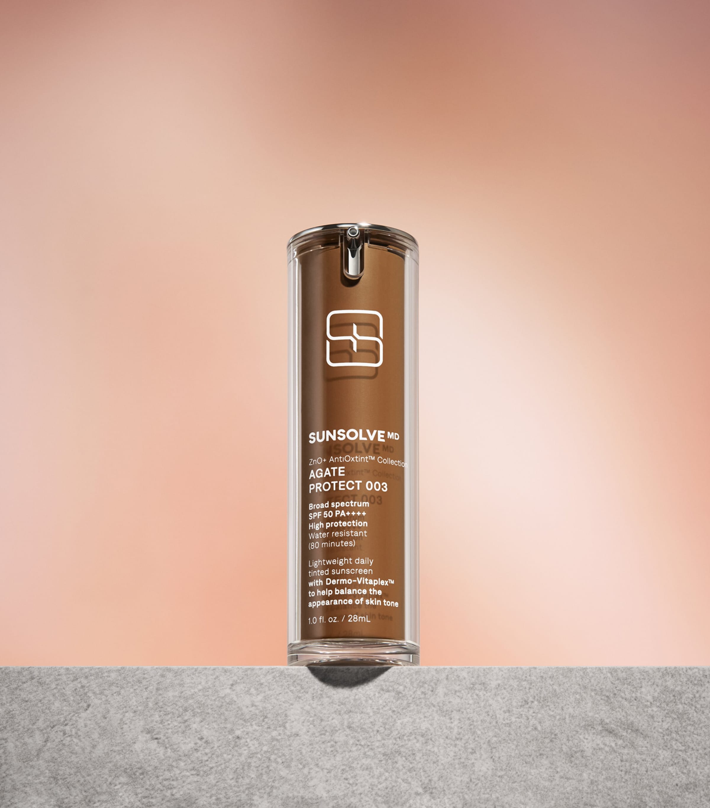 SunsolveMD Tinted Sun Cream SPF 50 28ml (British brand)