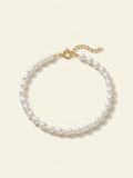 Prada pearl necklace gold-plated metal 35cm, imported from the UK