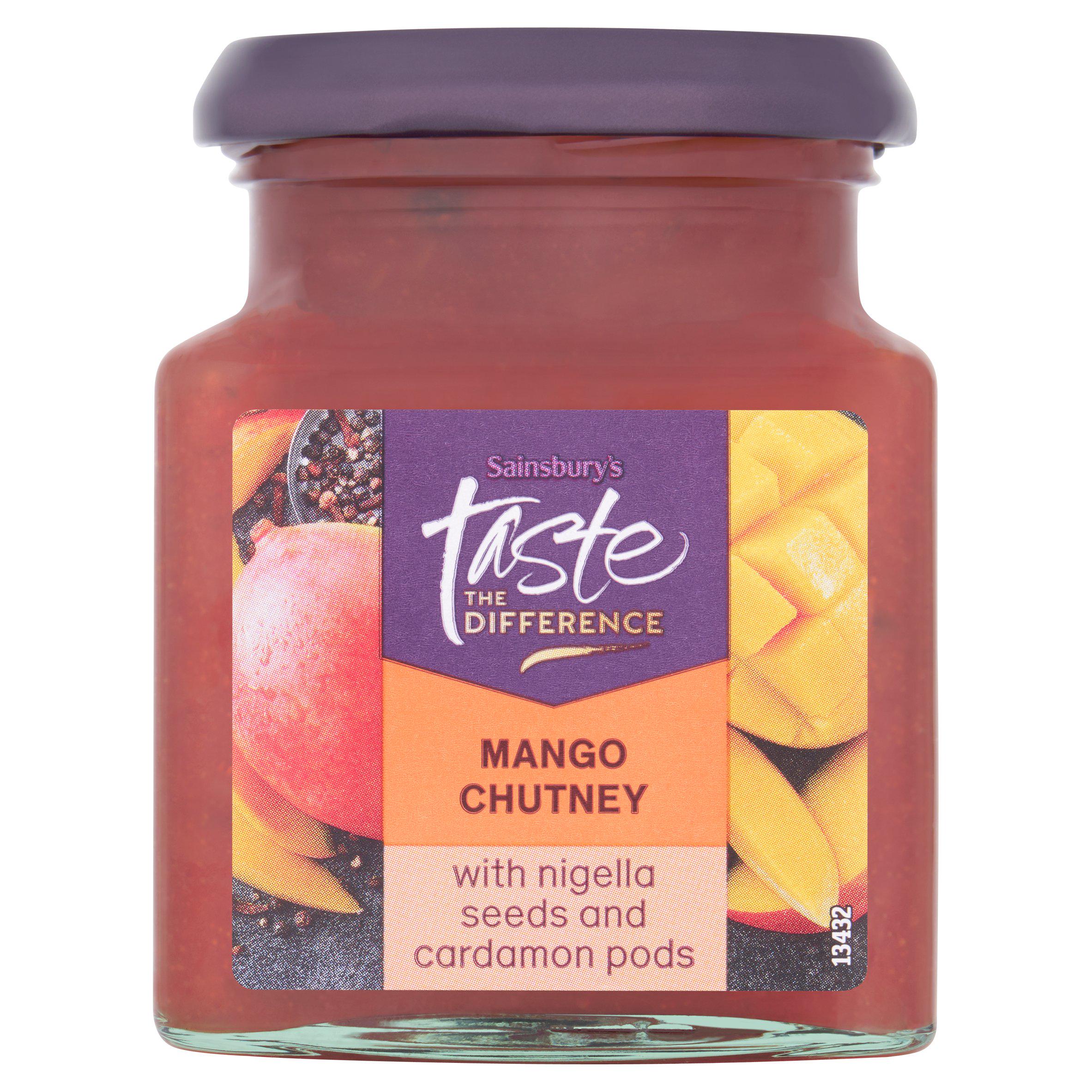 Sainsbury's Mango Chutney, Taste the Difference 340g Chutneys pickle & relishes Sainsburys   