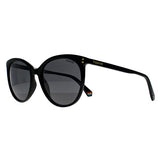 Polaroid black cat-eye polarised sunglasses - British product