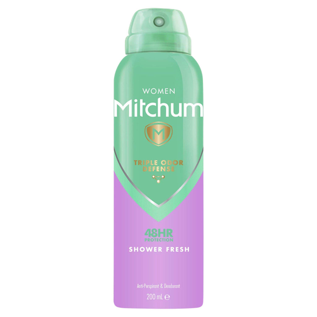 Mitchum Women Triple Odor Defense Protection Shower Fresh Anti-Perspirant & Deodorant 200ml