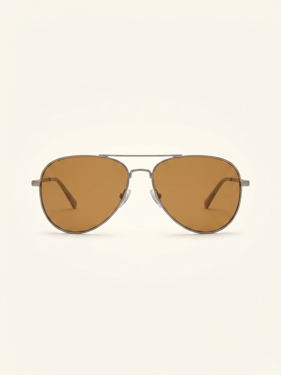 Prada PR B57S pilot frame steel sunglasses, imported from the UK
