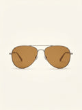 Prada PR B57S pilot frame steel sunglasses, imported from the UK
