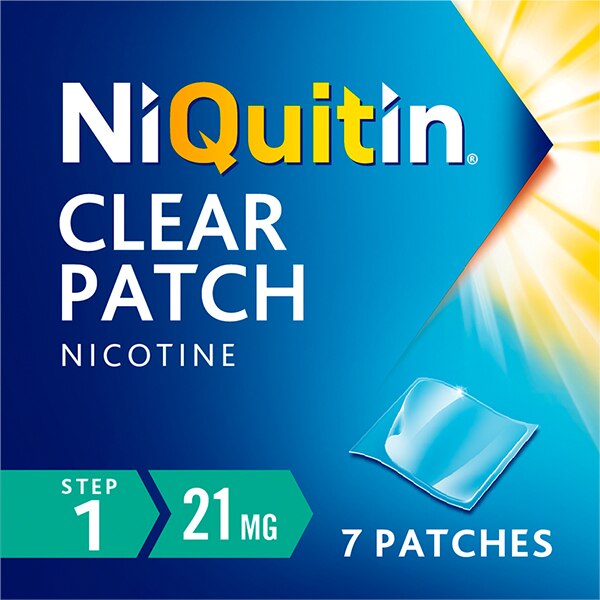 NiQuitin 21mg Step 1- 7 Nicotine Patches- Stop Smoking Aid GOODS Superdrug   