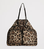 Dolce&Gabbana leopard-print crossbody bag in nylon and leather - British product