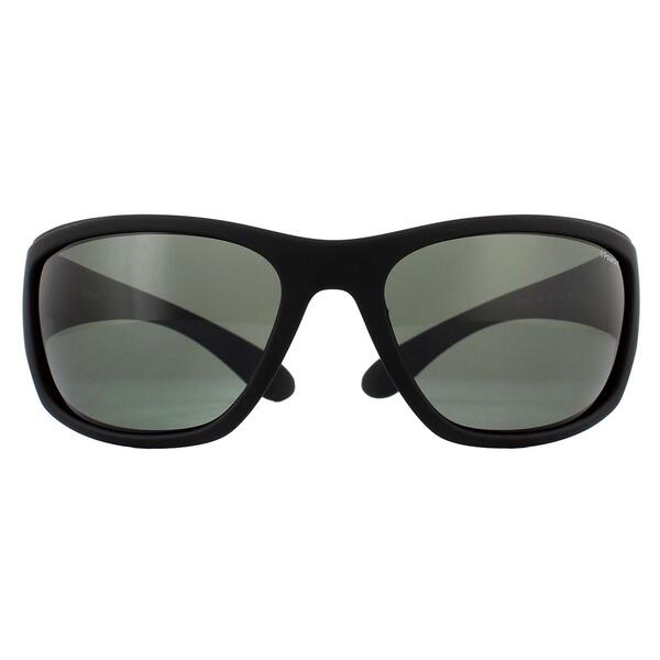 Polaroid PLD 7005/S black polarized men's wrap sunglasses - British product