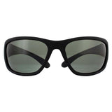 Polaroid PLD 7005/S black polarized men's wrap sunglasses - British product