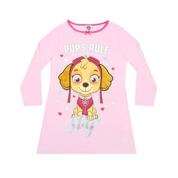 Paw Patrol Girls Skye Long-Sleeved Nightie (2-3 Years)