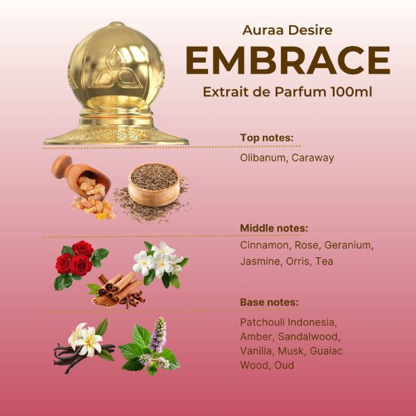 Auraa Desire Embrace Extrait de Parfum 100ml - British product