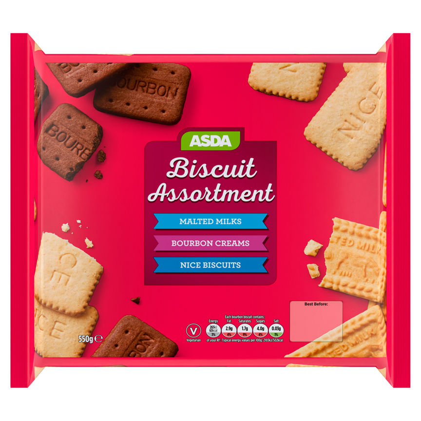 ASDA Biscuit Assortment 550g GOODS ASDA   