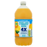 Sainsbury's Quadruple Strength Orange, Lemon & Pineapple Squash 1.5L GOODS Sainsburys   