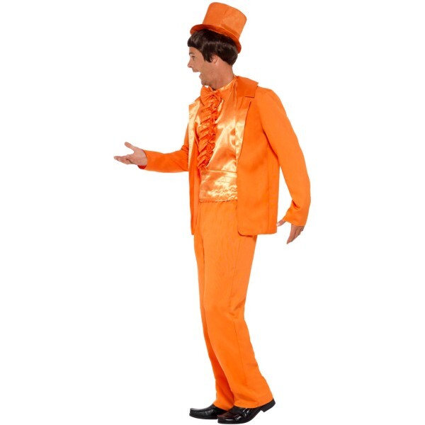 Smiffys 90s stupid tuxedo costume orange, imported from the UK