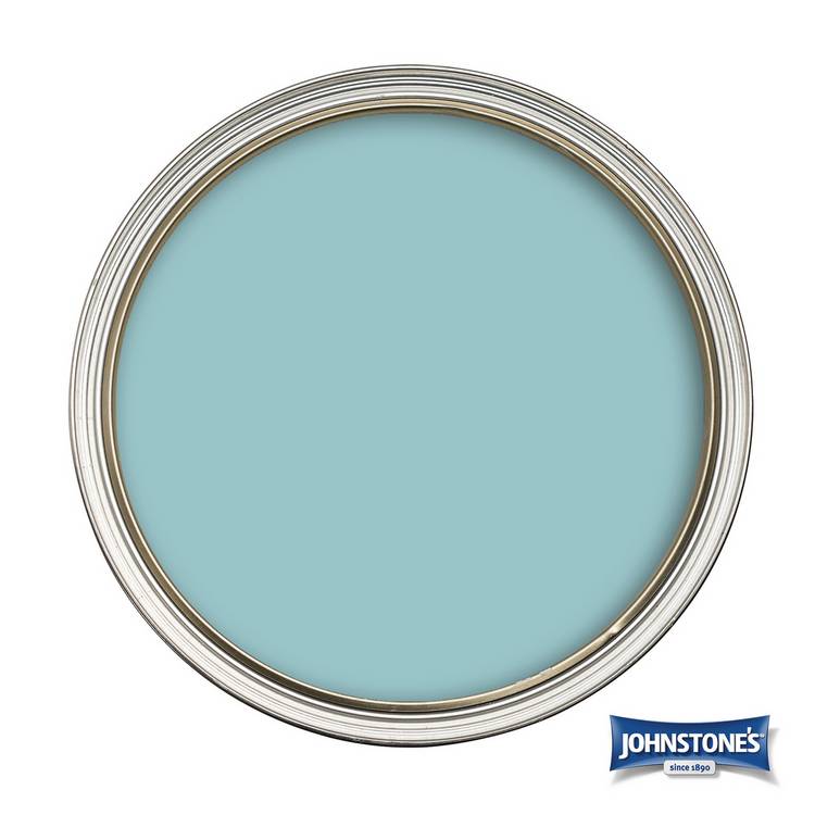 Johnstone's bathroom paint Blue Shore 2.5L, imported from the UK