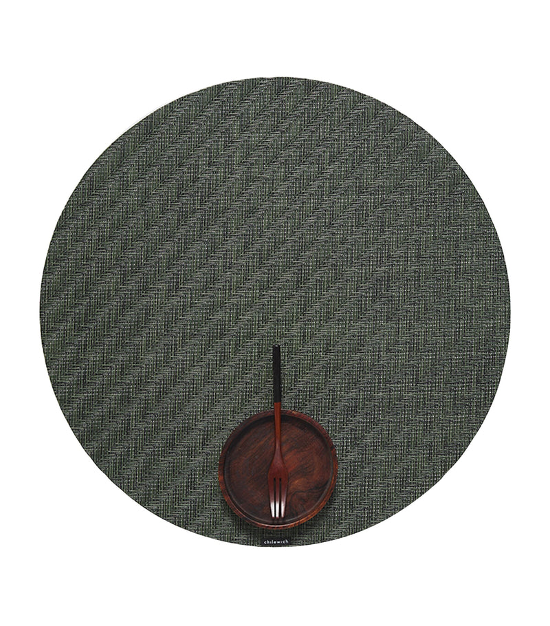 Chilewich TerraStrand Foxtail round placemat 38cm - British product