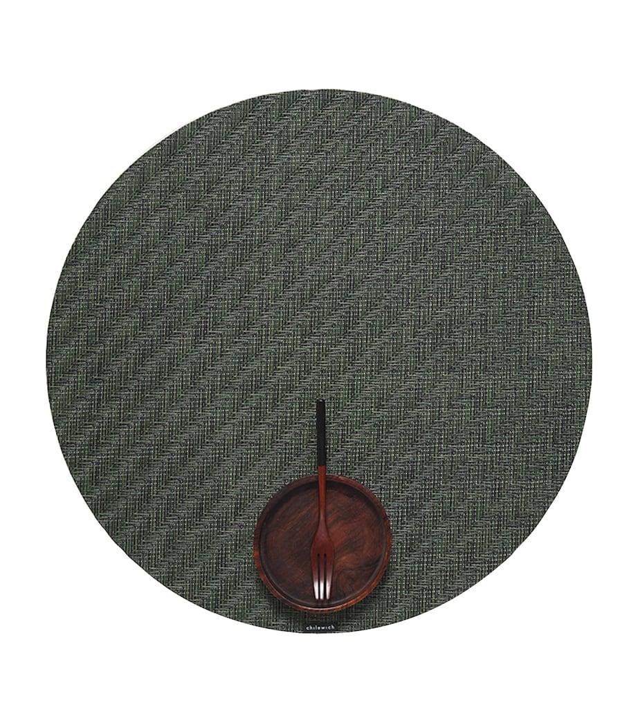 Chilewich TerraStrand Foxtail round placemat 38cm - British product