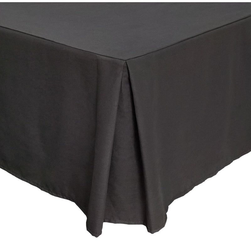 Argos Home Easycare Plain Black Valance - Double