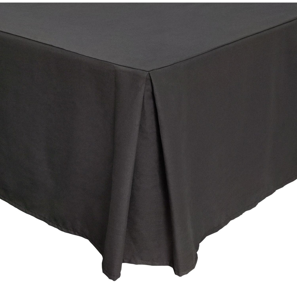 Argos Home Easycare Plain Black Valance - Double