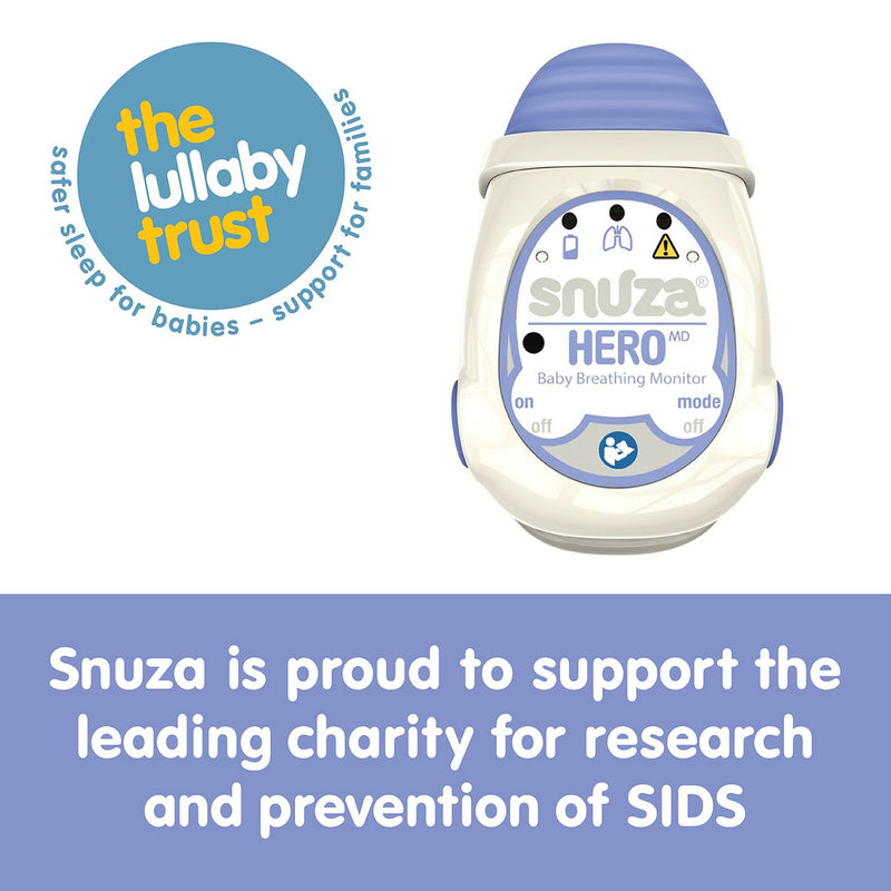 Snuza HeroMD mobile baby breathing monitor, UK version