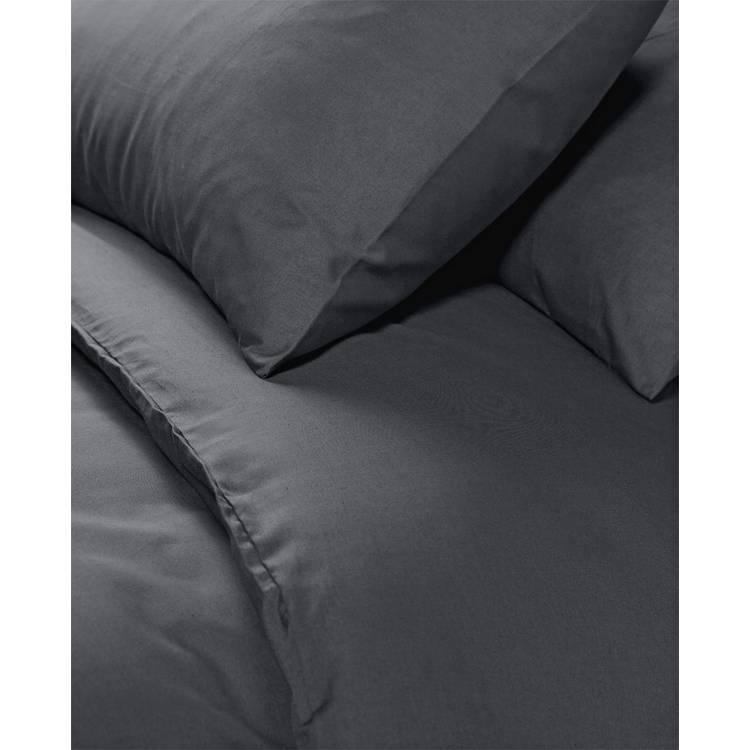 Habitat plain black bedding set single, imported from the UK