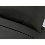 Habitat plain black bedding set single, imported from the UK