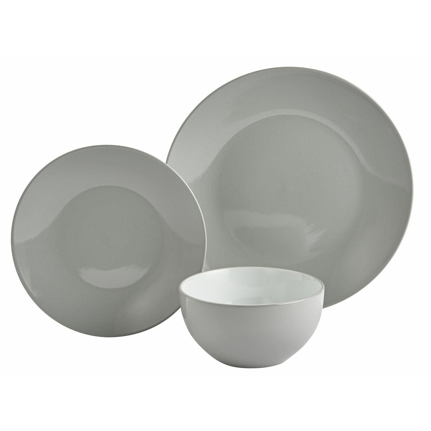 Argos Home stoneware dinner set grey, imported from the UK