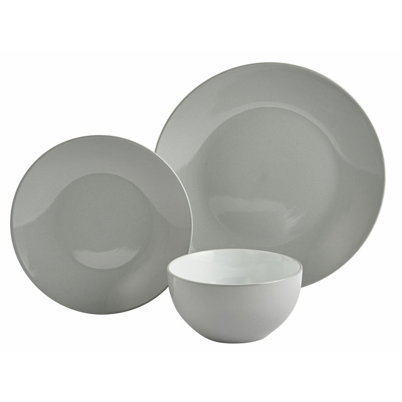 Argos Home stoneware dinner set grey, imported from the UK