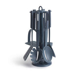 Habitat blue utensil set with holder, UK version
