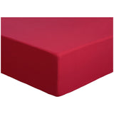 Habitat Easycare Plain Red Fitted Sheet - Single