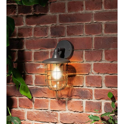 Argos Argos Home Indira Grey Outdoor Cage Wall Lantern- Buy online at McGrocer