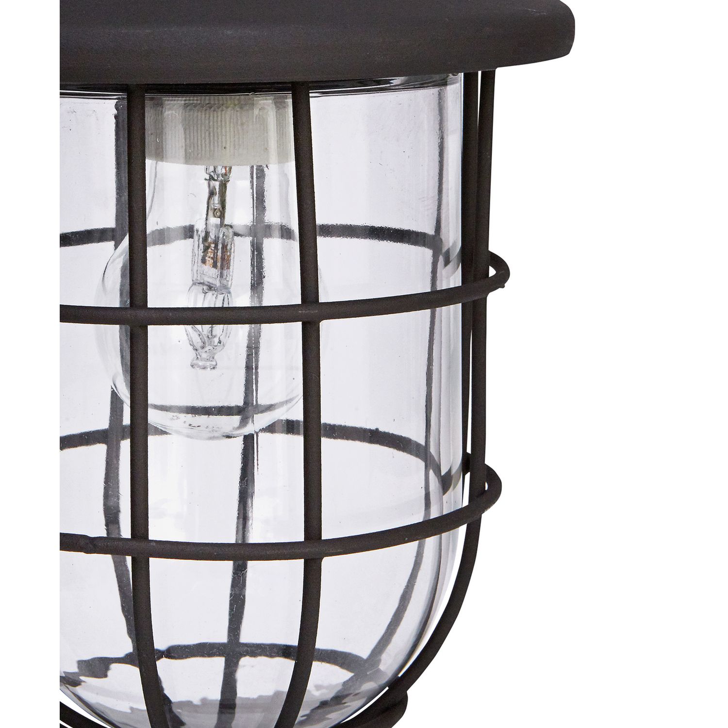 Argos Home Indira grey outdoor cage wall lantern, UK version