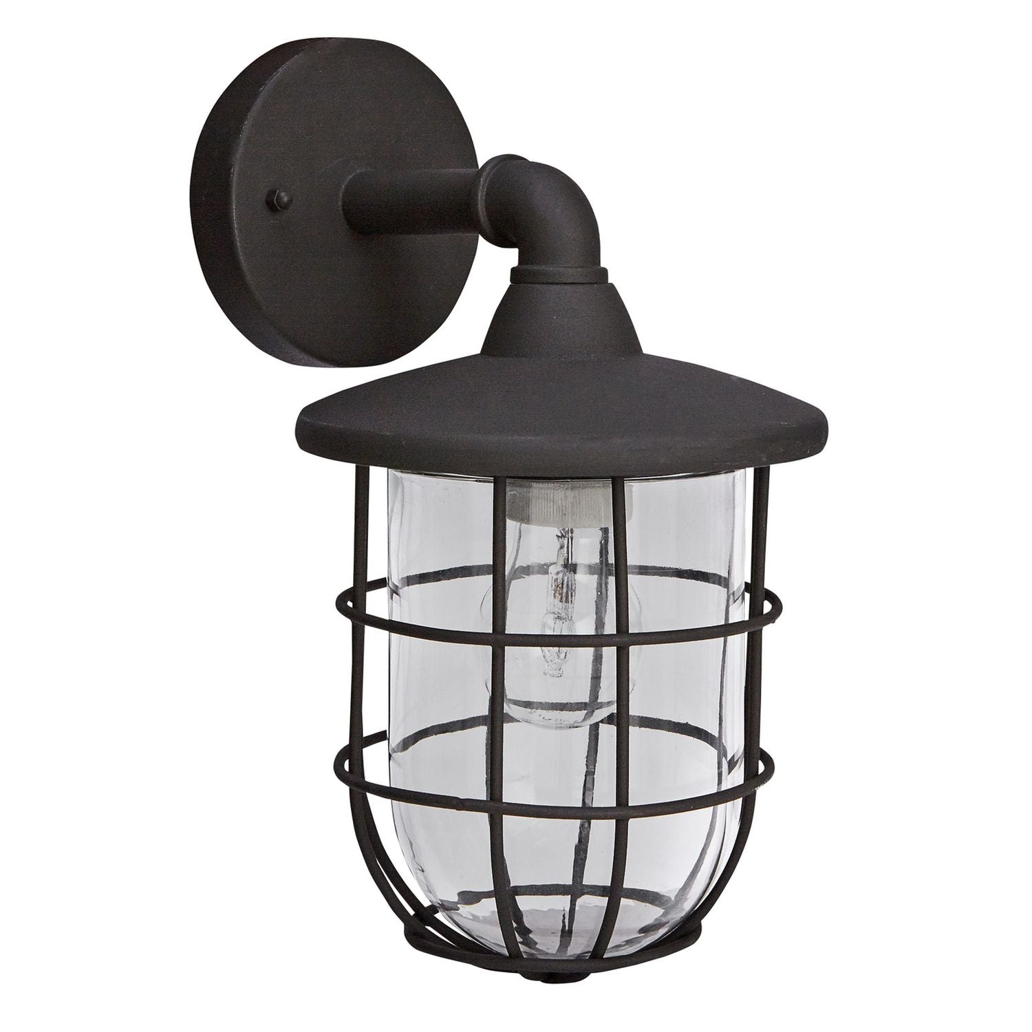 Argos Home Indira grey outdoor cage wall lantern, UK version