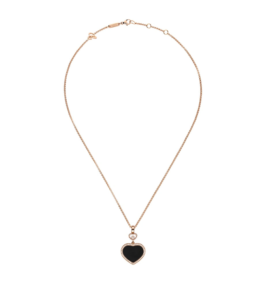Chopard Happy Hearts rose gold pendant with diamond, imported from the UK