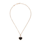Chopard Happy Hearts rose gold pendant with diamond, imported from the UK