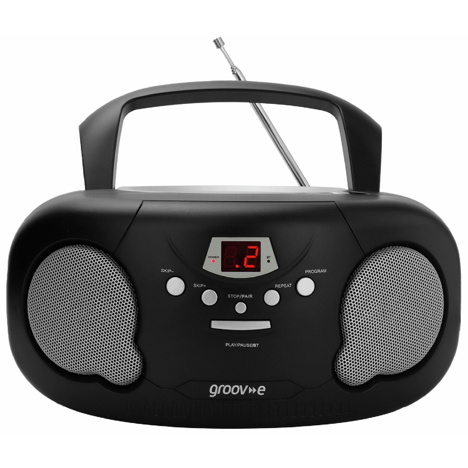 Groov-e Boombox CD player radio blue portable (British brand)