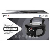Groov-e Boombox CD player radio blue portable (British brand)