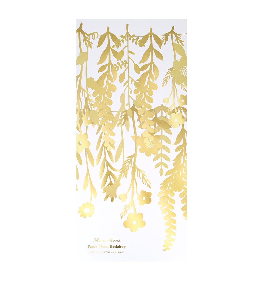 Meri Meri floral party backdrop, imported from the UK