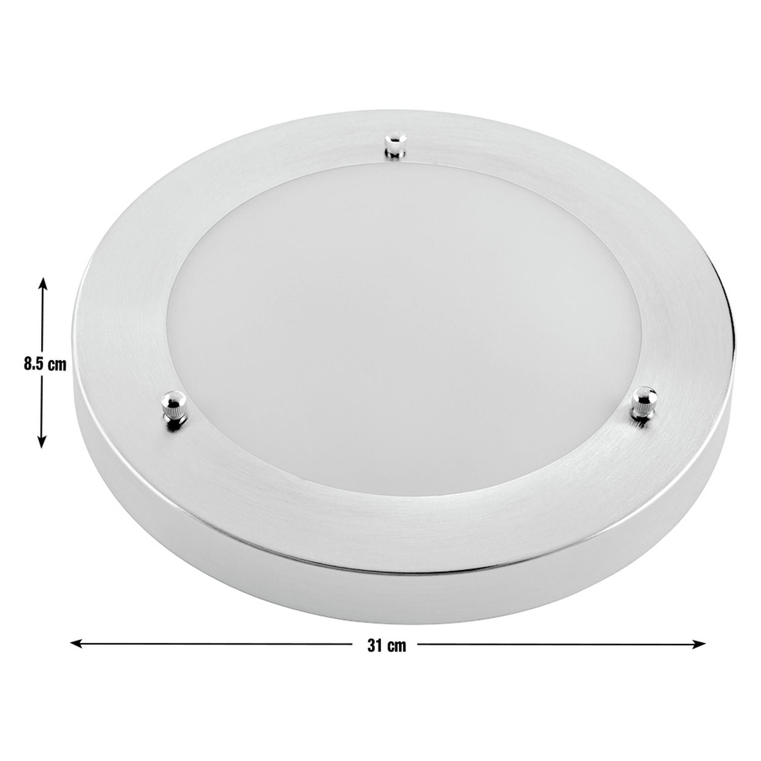 Argos Home chrome flush ceiling light, UK version
