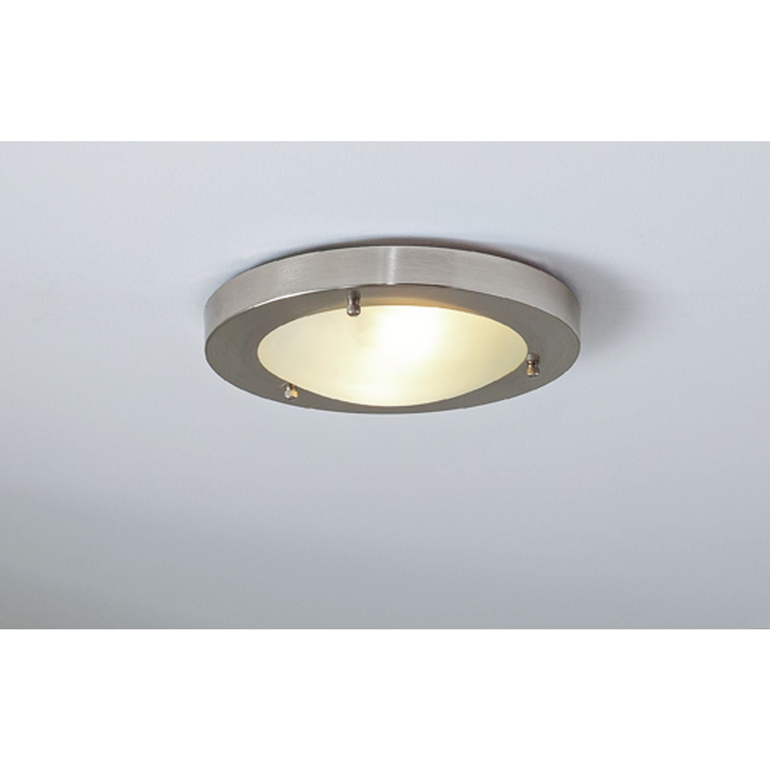 Argos Home chrome flush ceiling light, UK version