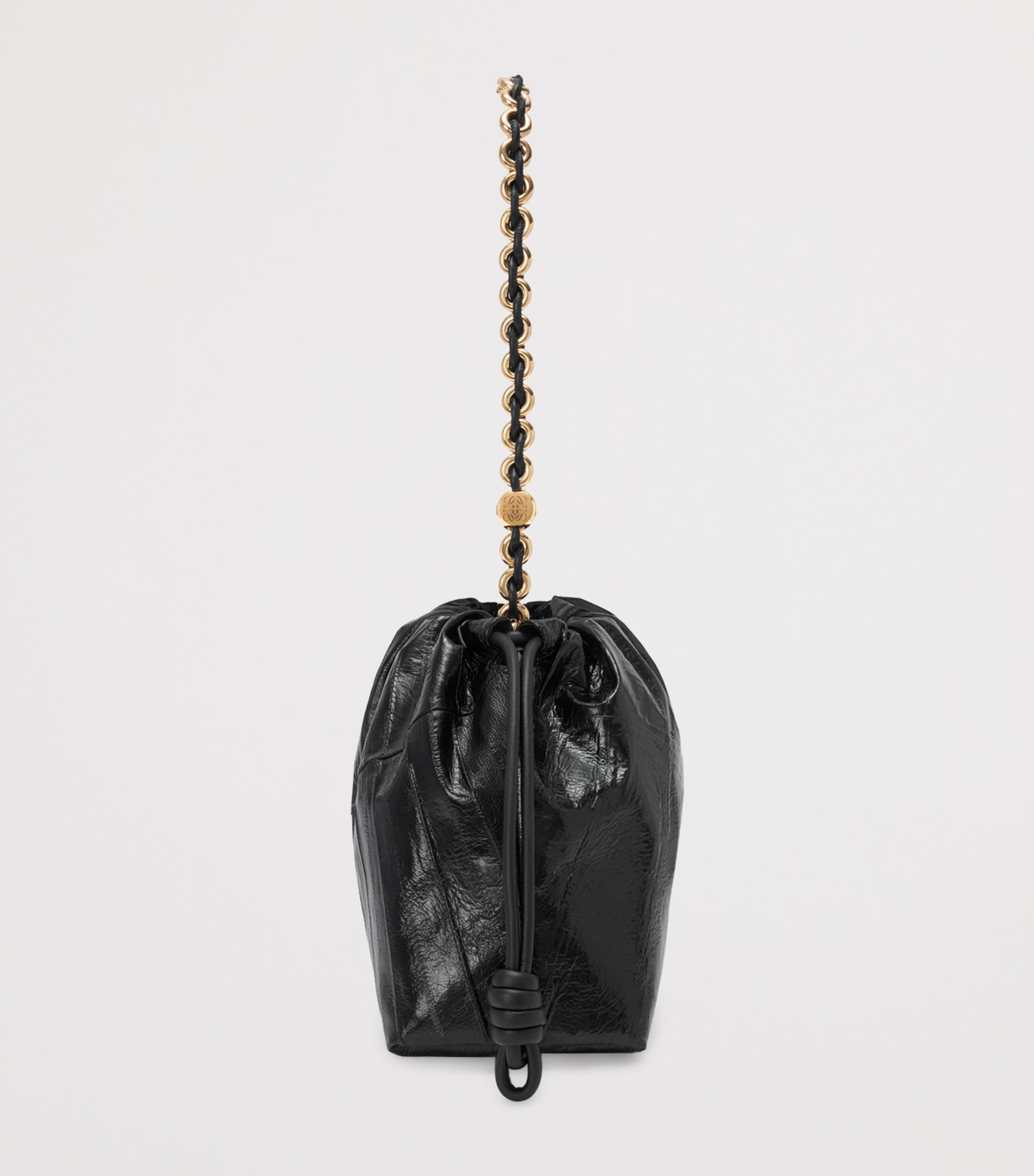 LOEWE medium eel leather Flamenco clutch bag, UK version