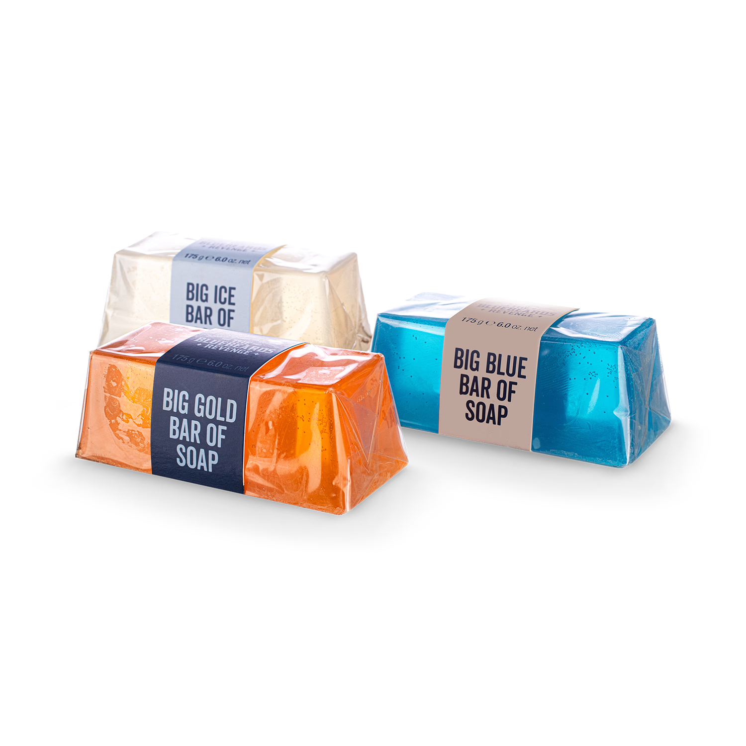 Bluebeards Revenge Soap Stack Gift Set 175g bars, UK version