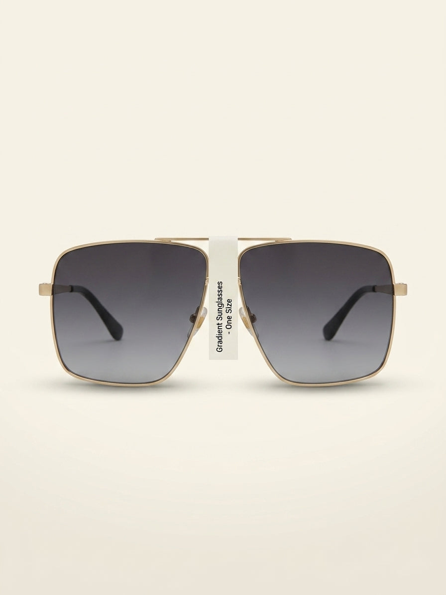 Gucci aviator sunglasses Gold/Grey Gradient (British brand)