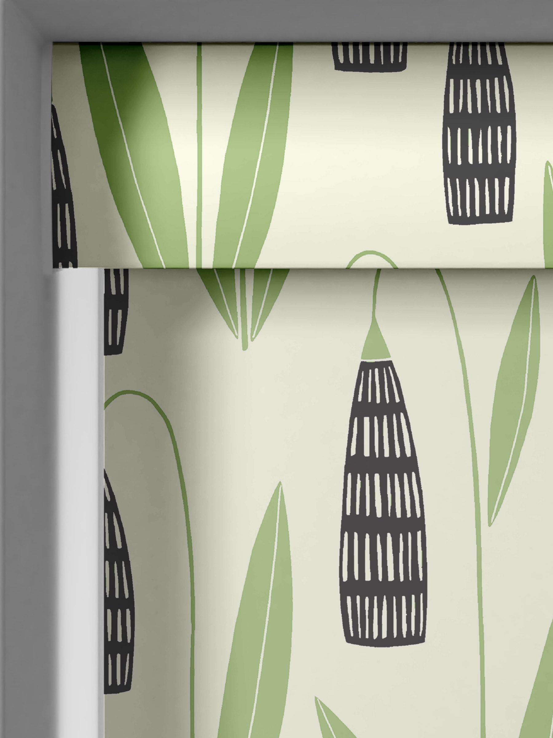 MissPrint Snow Drops made to measure roller blind - British product