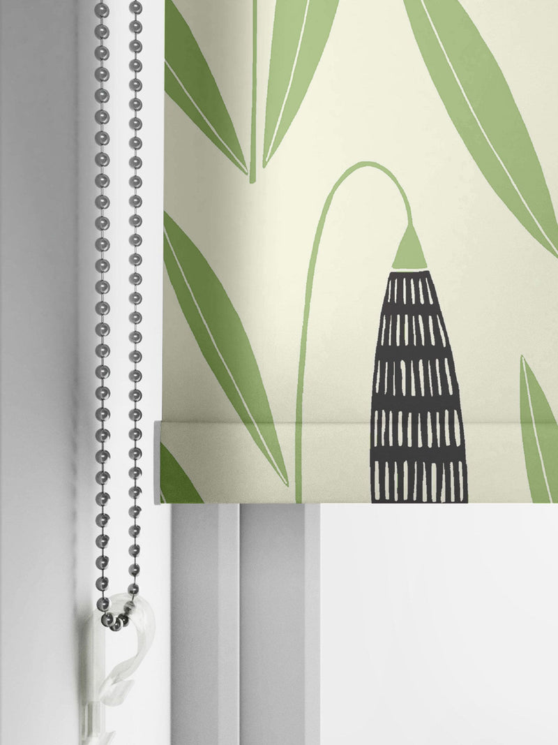 MissPrint Snow Drops made to measure roller blind - British product