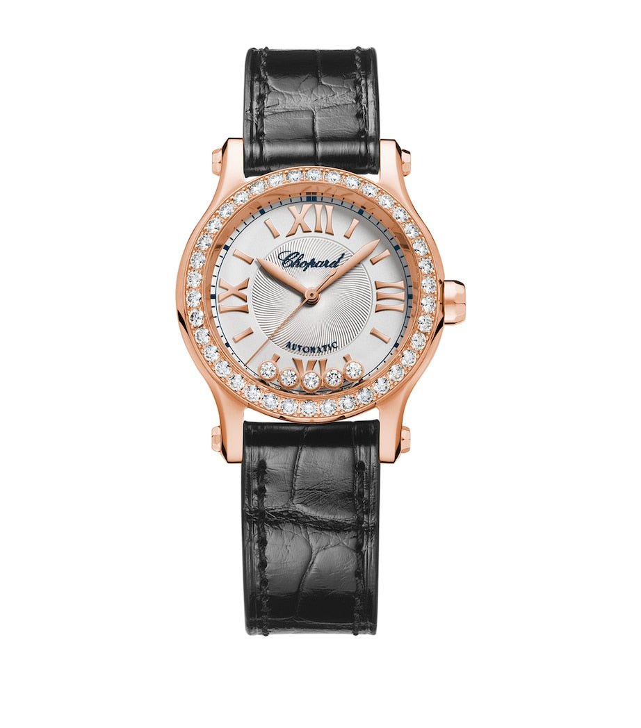 Chopard Happy Sport rose gold watch 30mm (British brand)
