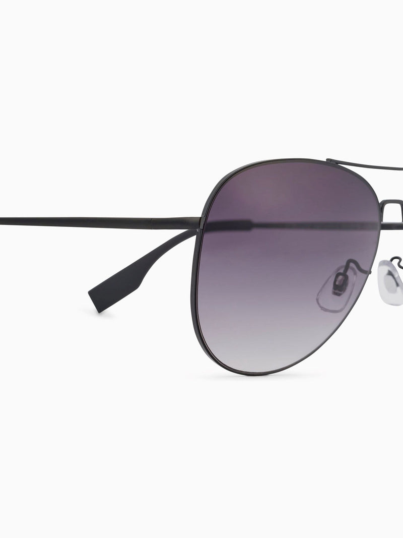 STORM Black Stellar metal aviator sunglasses, UK version