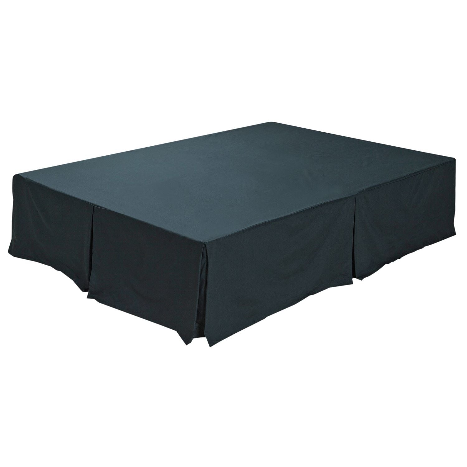 Habitat Easycare Plain Black Valance - Single