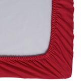 Habitat Easycare Plain Red Fitted Sheet - Kingsize