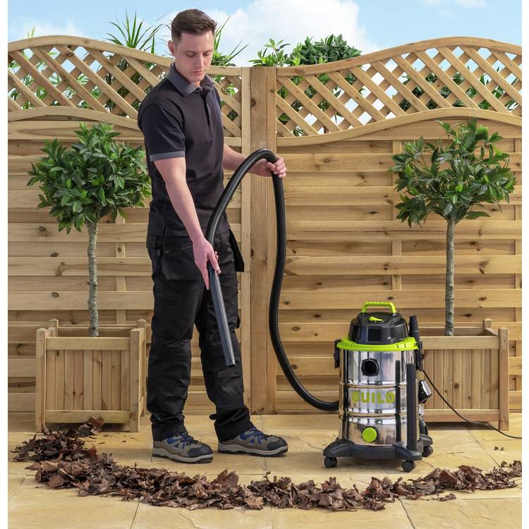 Guild 30L steel drum wet dry vacuum cleaner - British product
