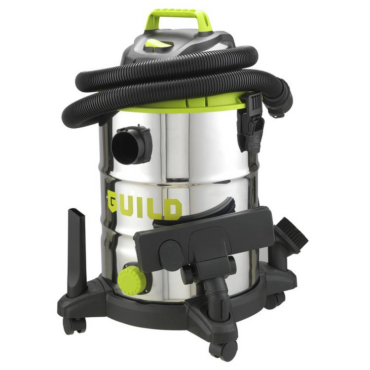 Guild 30L steel drum wet dry vacuum cleaner - British product