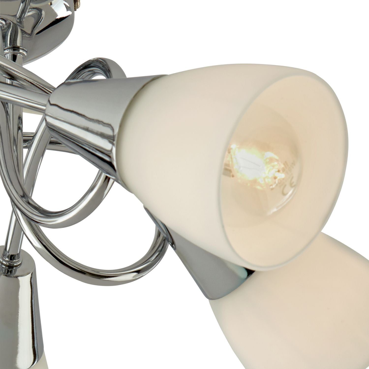 Argos Home Curico 5 light ceiling light chrome glass - British product